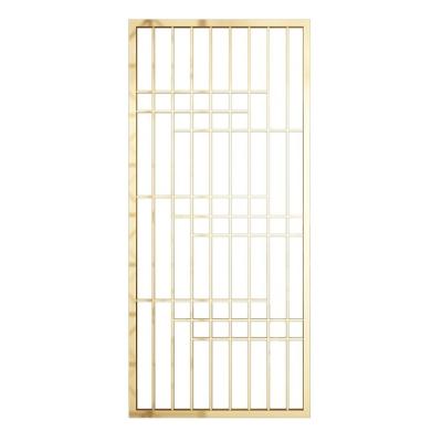 China Traditional Most Popular Art Decor Stainless Steel Furniture Products Room Metal Screen Divider for sale
