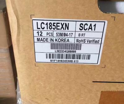 Chine original de pruebas de 100% a + pantalla 12 meses de garantía de panneau d'affichage à cristaux liquides de pulgadas de grado LC185EXN-SCA1 18,5 « à vendre