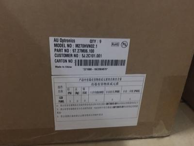 中国 300cd/mの²の明るさのモニターLCDのパネル27インチ1920*1080 M270HVN02.1のコネクター30ピン 販売のため