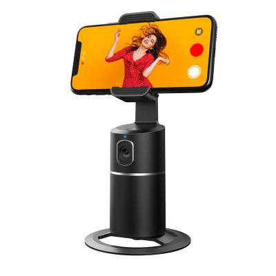 China New Technology PORTABLE Portable Smart Shooting Auto Face AI Auto Rotate 360 Object Tracking Cell Phone Holder for sale