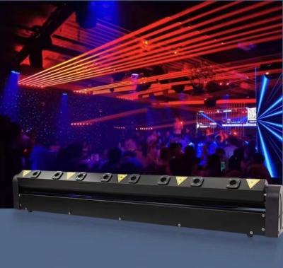 Cina 8 Occhi RGB Laser LED Bar Light 50000Hrs Durata di vita per spettacolo sul palco DJ Disco in vendita