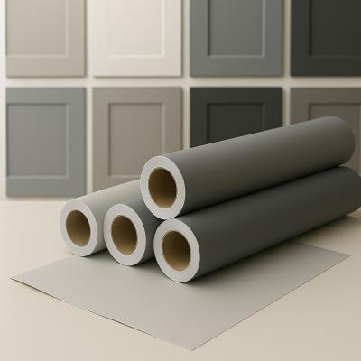 China Soft Touch Super Matte Solid Color PVC-Laminationsfilm für Möbel und Türen zu verkaufen
