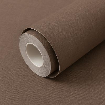 China Fabric Texture Solid Color Pvc Texture Self Adhesive Wall Covering For Interior Wall Decoration for sale