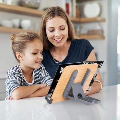 China Contemporary Good Price And Height Adjustable Book Stand For Feading Cook Book Stand Children Reading Rack for sale