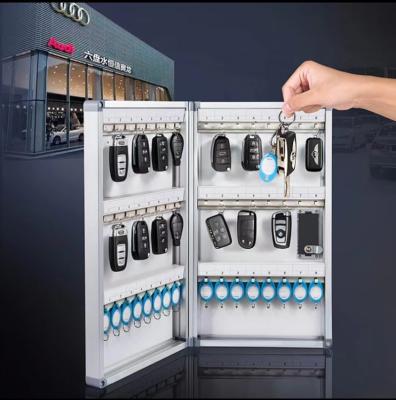 China Glosen Aluminum Alloy Key Lock Combination Box Key Safe Master Lock Box Wall Mounted Smart Storage Holder Rack for sale