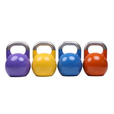 China Stainless Steel Weight Training Weightlifting Competition Kettlebell Chrome Free Handle for sale