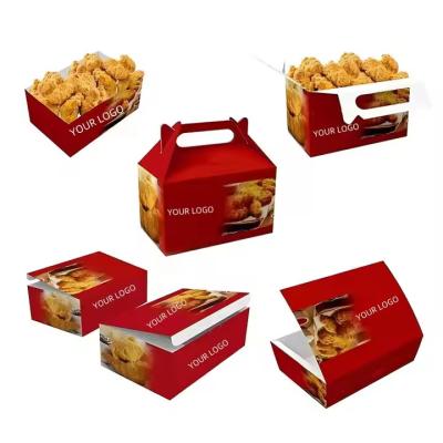 China Wholesale Customized Eco-Friendly Fried Chicken Box for Fast Food Delivery for sale
