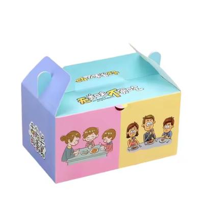 China CANDY Logotipo Impresión Biodegradable Caja de pollo frito en tamaños cortados para comida rápida en venta