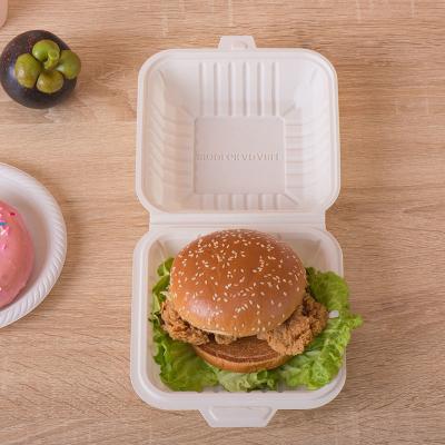 Chine Boîte à hamburgers écologique, biodégradable, biodégradable et jetable à vendre