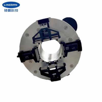 Cina attrezzatura rotatoria pneumatica di Chuck For Laser Tube Cutting della mandibola del colpo 4 di 220mm in vendita