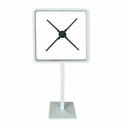 China Speak For Mall High Quality Metal Frame 65cm Hologram Floor Standing 3D Hologram Equipment Fan Display Device With Bluetooth App Control for sale