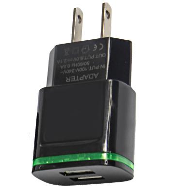 China High Speed Promotional Fast Wall Charger Mobile Usb Durable Wall Charger With Led Night Light for sale