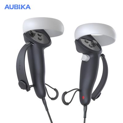 China Battery Replacement AUBIKA design Rechargeable Controller Grips Cover with Charge Cable and Battery for Meta/Oculus Quest 2 for sale