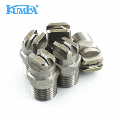 China Washing KUEAM Stainless Steel HVV Flat Fan Spray Nozzle for sale