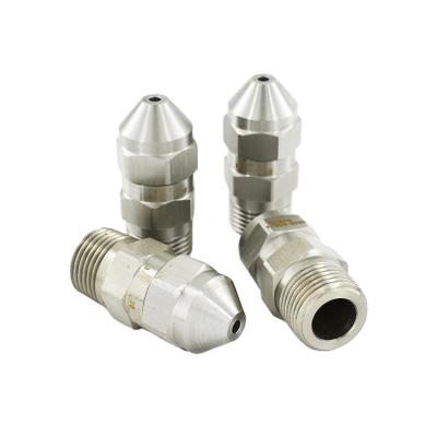 China Dust Collection 30 Degree 1/8 Pressure Cone Spray Nozzle Solid Nozzle To Cool Full Narrow Jet Water Spray Stainless Steel Material for sale