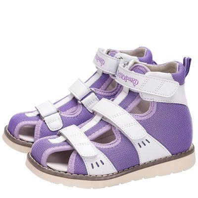 China Princepard Breathable Orthopedic Shoes For Kids Summer Genuine Leather Corrective Sandals For Flat Feet X/O Leg Boys Girls for sale