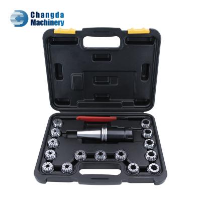 China High Speed Drilling Machine Tools Precision DIN69871 SK40 ER32 Bushing Chuck Tool Holder ER32 Bushing Milling Tapping Grinding Set for sale