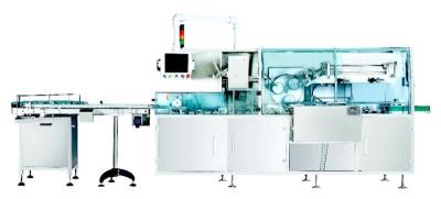 China Volledig automatische kartonmachine voor buizen/flessen/blisters Product Hoog snelheidskartonmachine met sorteringsapparaat en warme lijm Te koop
