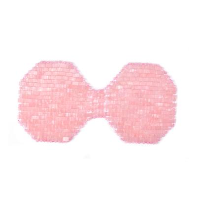 China Pure Handmade Fresh Breathable 100% Natural Jade Rose Quartz Breast Mask Sheet for sale