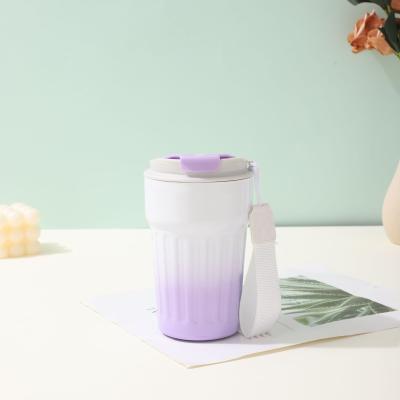China 380ml Bom Preço Moderno Gradiente Dupla Parede Taça de Café Flasca de vácuo Para Viagens à venda