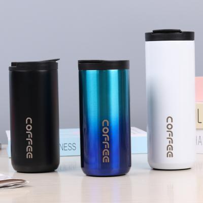China Taça de viagem de café Taça de viagem quente Taça de vácuo isolado Taça de café com tampa de parafuso à prova de vazamento Taça de café Mantenha quente ou frio Para bebidas de café ou chá à venda