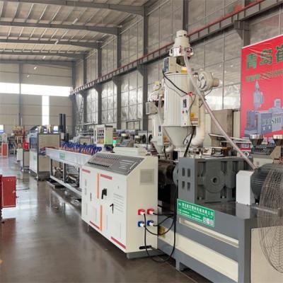 China Conical Twin Screw Extruder PVC Pipe Making Machine 1 Year Warranty for sale