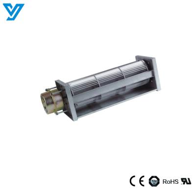 China IEC60034/IE1/IE2/IE3/IE4 motor AC 98mm motor 350mm metal impeller large air flow cross flow fan for sale