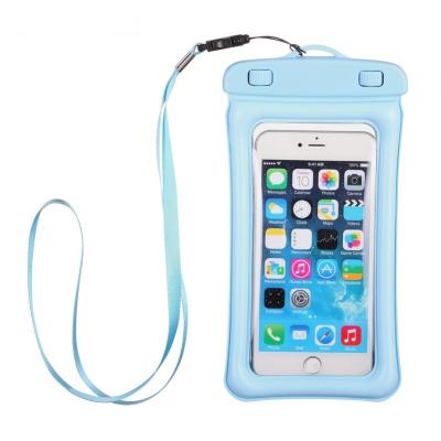 China Universal Waterproof Transparent PVC Phone Pouch Clear Floating Waterproof Phone Bags for sale