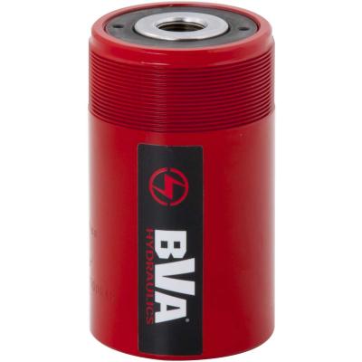 China Construction works HC1202T BVA 12 Ton 41 Mm 1.6 Inch Stroke Hole Plunger Hydraulic Cylinder Single Acting Max Pressure 700 Hollow Bar 10000 PSI for sale
