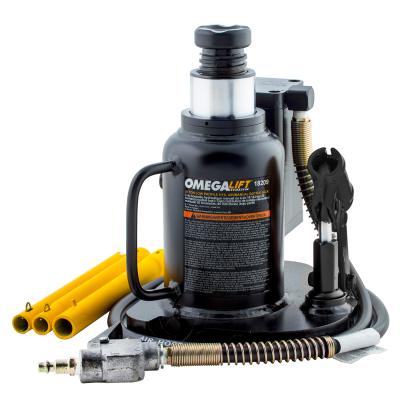 China High Speed Turbo Motor Hydraulic Air Bottle Jack With Manual Control Heavy Duty for sale