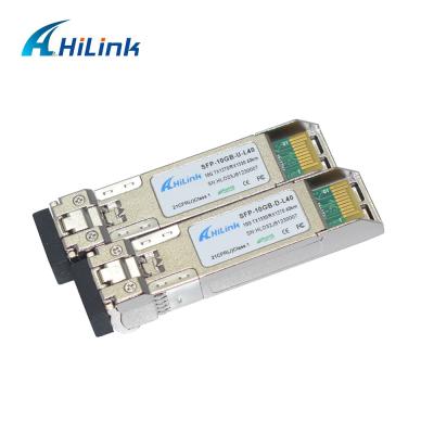 중국 10G WDM SFP+ STM-64 OC-192 광학 모듈 40KM BIDI 1270nm/1330nm 판매용