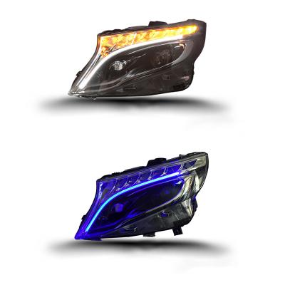 China Classic New Design Headlamp Front Headlight For Mercedes Benz Vito v260 V Class for sale
