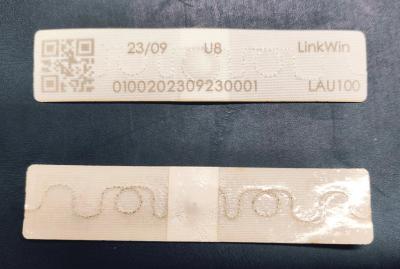 China RFID Qr code printing laundry tag , 200 Times Washable Long Range UHF RFID Textile Laundry Tags For Laundry , RFID laundry tag for sale