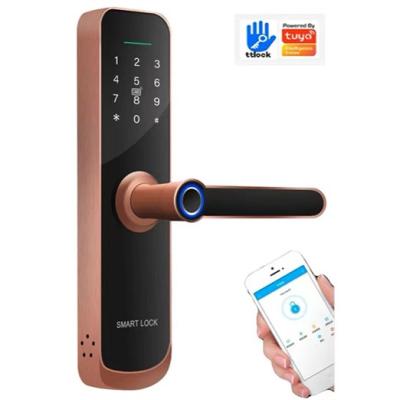 China (Fingerprint+ password+RFID card) â ¤ 300 Modes Cerradura Biometric Fingerprint Smart Door Lock for Office, Apartment and Home for sale
