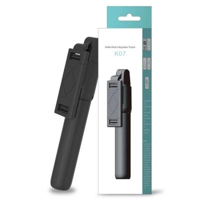 China K07 Mobile Phone Wireless Monopod Selfie Stick Built-in Tripod Handheld Hot Selling Stand With Remote for sale