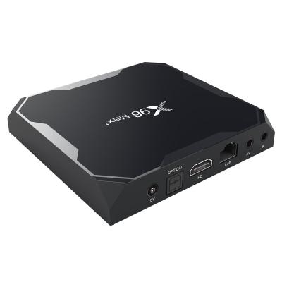 China Mini TV 4K Support Box 4K RAM 2G/4G ROM 32G 64GB Support Voice TV YOUYUAN Ott X96 max+ S905X3 Remote For Android 9.0 Smart TV Box X96MAX+ for sale