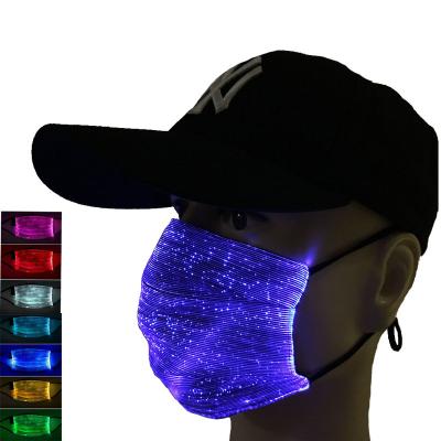China Mask Hits Glow in the Dark Mouth Mask, Rechargeable Mask for Club, Party, Cosplay, Halloween, Festival, Christmas for sale