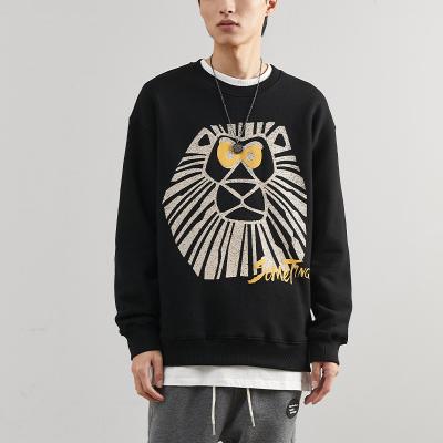 China Wholesales Anti-Wrinkle Mask High Quality Hoodies Print Mens Sweaters Custom Sweatshirts Crewneck Unisex Knitted Crewneck Sweatshirt for sale