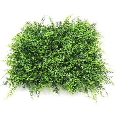 China Home Garden Office Wedding Decoration Wholesale Faux Artificial Boxwood Hedge Panels Foliage Vertical Landscape Wall Mat for Home Decor Outdoor for sale