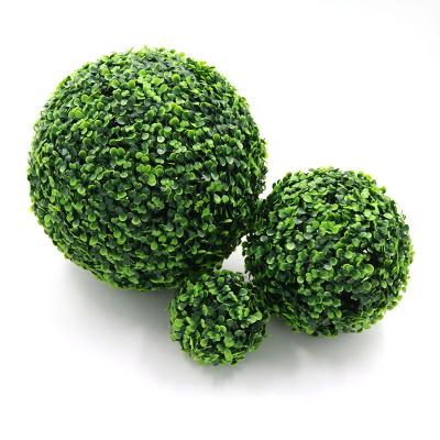China Home Garden Office Wedding Decoration Indoor Decoration Artificial Grass Boxwood Wedding Decor Hotel Decor Wholesale Topiary Ball Hanging Ball for sale