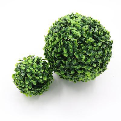 China Home Garden Office Wedding Decoration Grass Topiary Hanging Ball Artificial Boxwood Topiary Grass Balls Party Wedding Decoration for sale