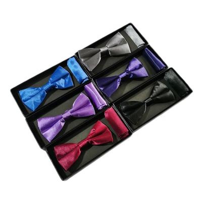 China 100% Handmade Wadding Men's Formal Wedding Bow Ties Dark Color Bowties Butterflies en venta
