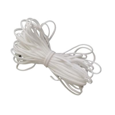 China 3 Layer Face Mask Flat Ear Loops Stretchy Nylon Cord 3.5mm 5.0mm for sale