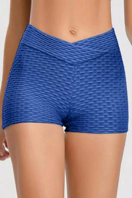 China short transversal de corrida da cintura do short das mulheres