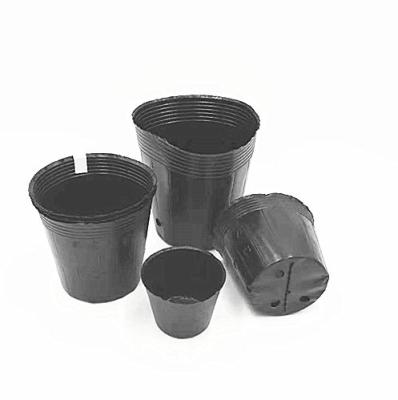 China Groothandel Zwart Plastic Soft Blister Flower Seeds Pot For Tree Te koop
