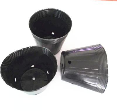 China Manufactory custom design soft PS PVC plastic 1 gallon pots for tree flower seedlings en venta