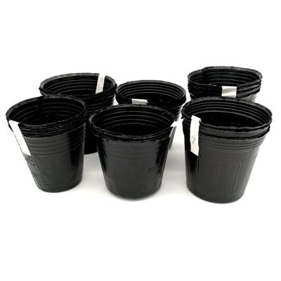 China cheap price black plastic soft flower nursery pots en venta