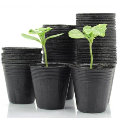 China wholesale plastic seedling tray , soft black pot for Garden supplies en venta
