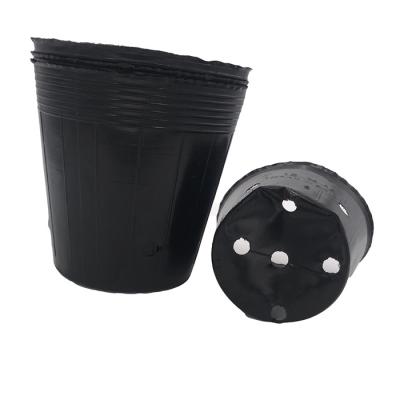 China wholesale plasti black soft pot for garden germination pot en venta