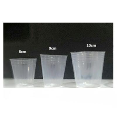 China White plastic nursery pots Pure HDPE nursery pot soft flower pot in low price en venta